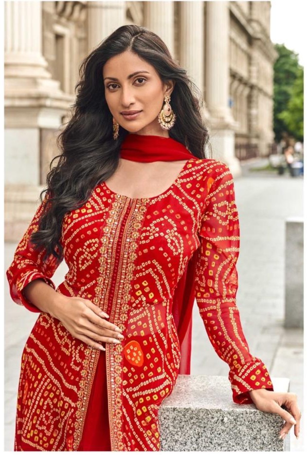 Anarkali Style – Long Front Open Jacket Style kurta